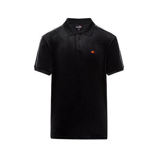 ellesse Męska koszulka polo - Sinise Mężczyźni czarny jednolity ze sklepu vangraaf w kategorii T-shirty męskie - zdjęcie 179695421