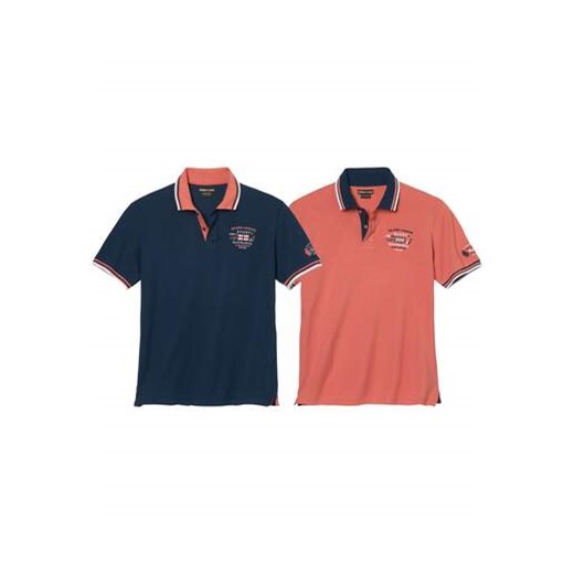 Zestaw 2 polo z piki Sportmen ze sklepu Atlas For Men w kategorii T-shirty męskie - zdjęcie 179695513