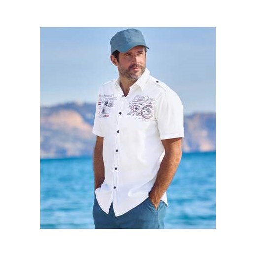 Koszula pilotka Sunset Tropic ze sklepu Atlas For Men w kategorii Koszule męskie - zdjęcie 179695521