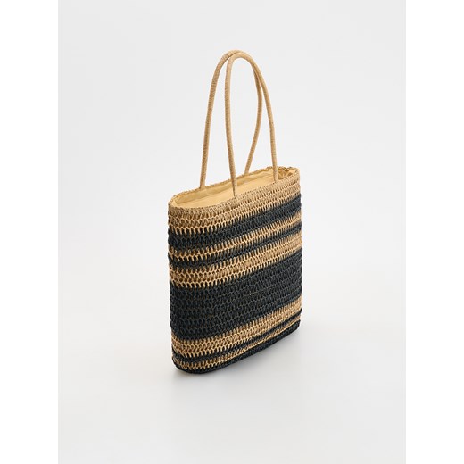 Reserved - Pleciona torebka shopper - wielobarwny Reserved ONE SIZE Reserved