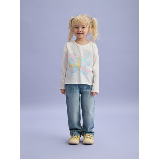 Reserved - Jeansy baggy - niebieski Reserved 104 (3-4 lata) Reserved