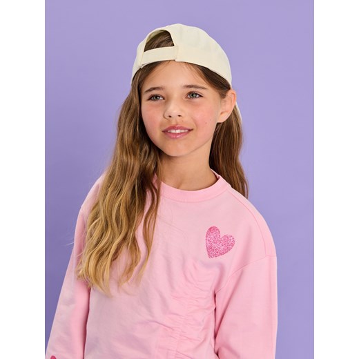 Sinsay - Czapka z daszkiem - kremowy Sinsay S Sinsay