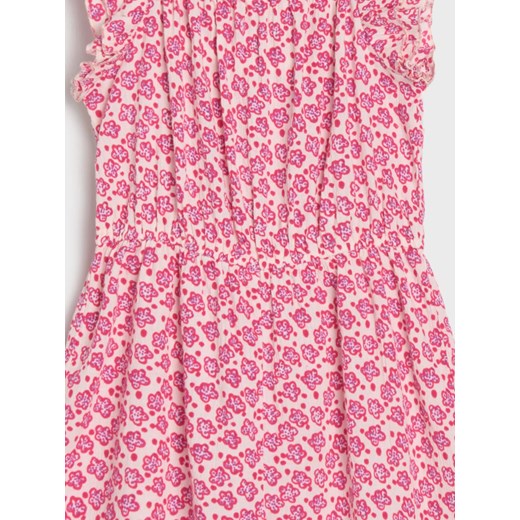 Sinsay - Kombinezon na ramiączkach zdobiony falbanami we wzór kwiatowy - Sinsay 140 Sinsay