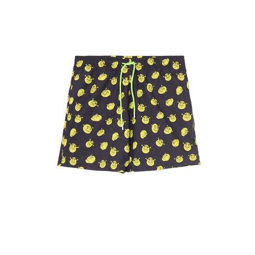 Cropp - Szorty kąpielowe z wizerunkiem Shreka - zielony Cropp M Cropp