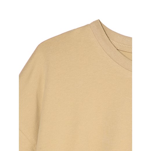 Cropp - Beżowa dwuczęściowa piżama basic - beżowy Cropp M Cropp