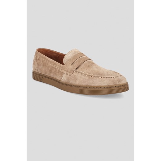 Buty Agrigento Beżowe ze sklepu Lancerto S.A. w kategorii Półbuty męskie - zdjęcie 179699590