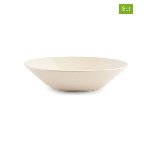 Salt and Pepper Salaterki (6 szt.) &quot;Icon&quot; w kolorze kremowym - 5 x Ø 21 cm ze sklepu Limango Polska w kategorii Miski - zdjęcie 179700243