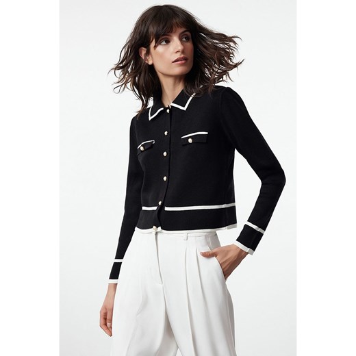 trendyol Kardigan w kolorze czarno-białym Trendyol M okazja Limango Polska