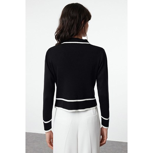 trendyol Kardigan w kolorze czarno-białym Trendyol M wyprzedaż Limango Polska
