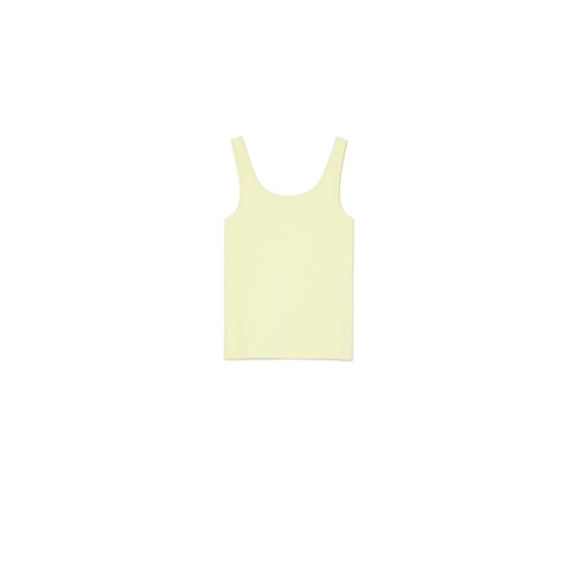 Cropp - Jasnozielony tank top - zielony ze sklepu Cropp w kategorii Bluzki damskie - zdjęcie 179701494