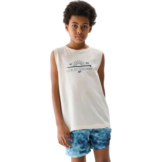 Bezrękawnik chłopięcy TSLEM163 4F ze sklepu SPORT-SHOP.pl w kategorii T-shirty chłopięce - zdjęcie 179703504