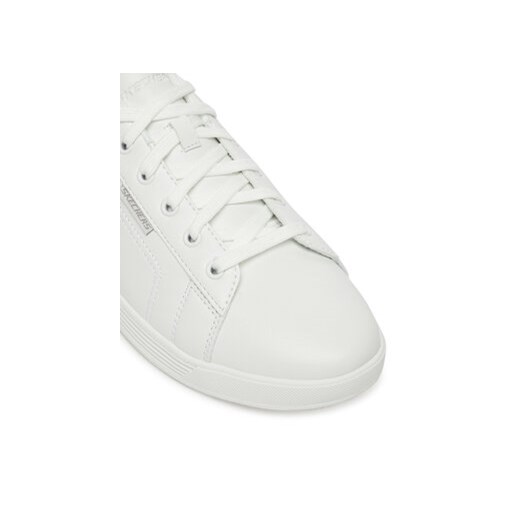 Białe buty sportowe męskie Skechers sznurowane 