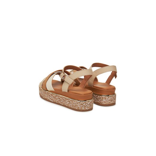 Espadryle damskie Tommy Hilfiger z klamrą z tkaniny casual