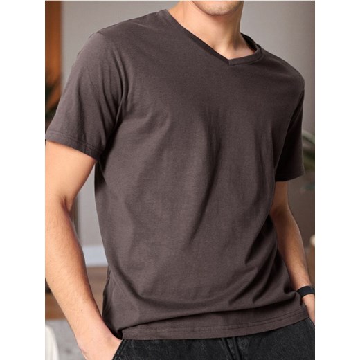 Sinsay - Koszulka - fioletowy ze sklepu Sinsay w kategorii T-shirty męskie - zdjęcie 179710910