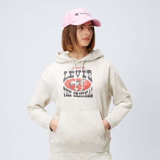 levi&#039;s bluza z kapturem everyday greys a8801-0027 ze sklepu 50style.pl w kategorii Bluzy damskie - zdjęcie 179711222