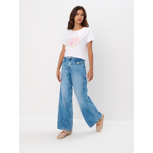 Mohito - T-shirt z nadrukiem - biały Mohito XL Mohito