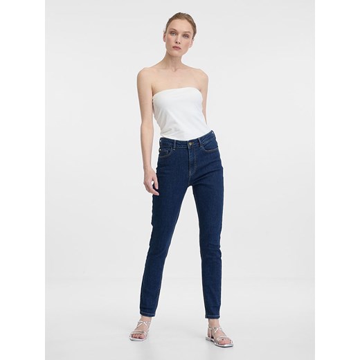 orsay Dżinsy - Slim fit - w kolorze granatowym ze sklepu Limango Polska w kategorii Jeansy damskie - zdjęcie 179716303
