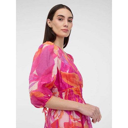 orsay Sukienka w kolorze różowo-pomarańczowym 36 wyprzedaż Limango Polska