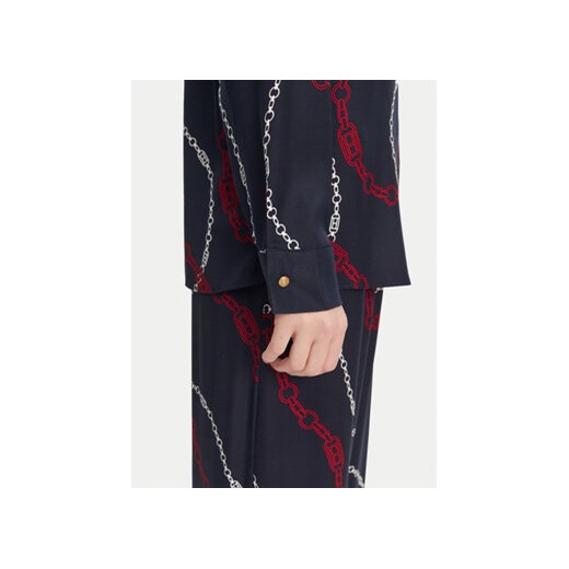 Tommy Hilfiger Koszula WW0WW44045 Granatowy Relaxed Fit Tommy Hilfiger 34 MODIVO