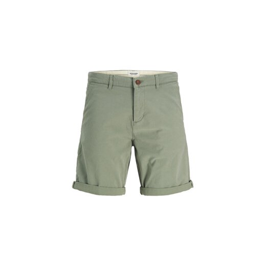 Jack&Jones Szorty materiałowe Marco 12269494 Zielony Regular Fit ze sklepu MODIVO w kategorii Spodenki męskie - zdjęcie 179718460