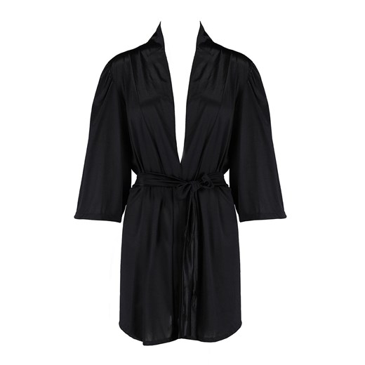 Casmir szlafrok damskie satynowy czarny Sybilla, Kolor czarny, Rozmiar S/M, Casmir S/M wyprzedaż Intymna