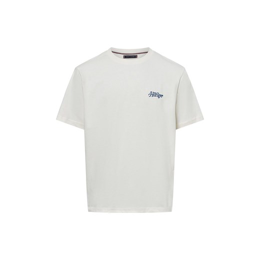 Tommy Hilfiger Koszulka męska Mężczyźni Bawełna écru jednolity ze sklepu vangraaf w kategorii T-shirty męskie - zdjęcie 179721192