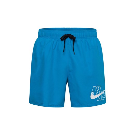 Nike Męskie spodenki kąpielowe Mężczyźni Sztuczne włókno turkusowy jednolity ze sklepu vangraaf w kategorii Kąpielówki - zdjęcie 179721221