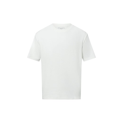 Finshley & Harding Koszulka męska Mężczyźni biały jednolity ze sklepu vangraaf w kategorii T-shirty męskie - zdjęcie 179721234