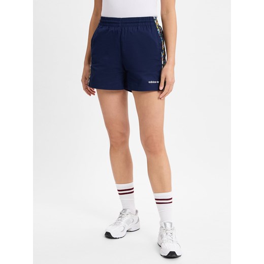 adidas Originals Szorty - Liberty 3S SHRT Kobiety Bawełna granatowy jednolity ze sklepu vangraaf w kategorii Szorty - zdjęcie 179721262