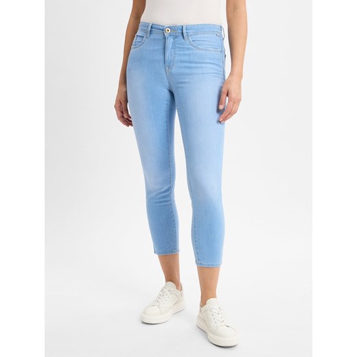 BRAX Dżinsy slim fit - Mary Kobiety bielony jednolity ze sklepu vangraaf w kategorii Jeansy damskie - zdjęcie 179721280