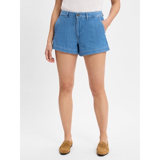 Polo Ralph Lauren Spodenki jeansowe Kobiety Bawełna light stone jednolity ze sklepu vangraaf w kategorii Szorty - zdjęcie 179721310