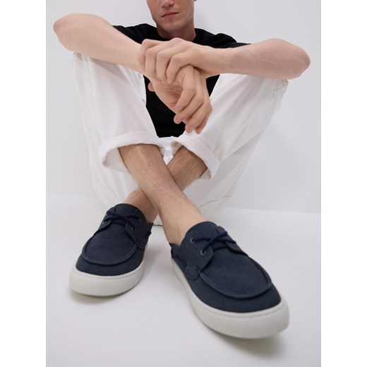 Reserved - Klasyczne loafersy - granatowy Reserved 45 Reserved