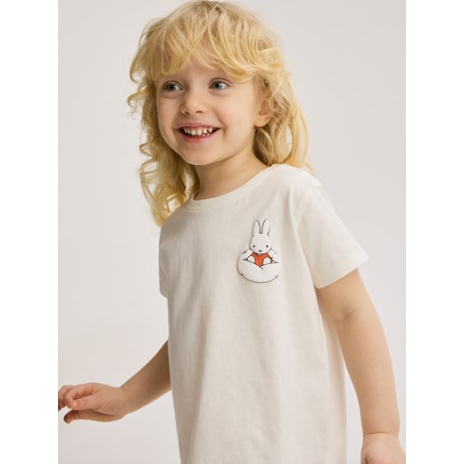 Reserved - T-shirt Miffy - złamana biel Reserved 5-2 lata) Reserved