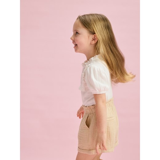 Reserved - Muślinowe szorty - beżowy Reserved 104 (3-4 lata) Reserved