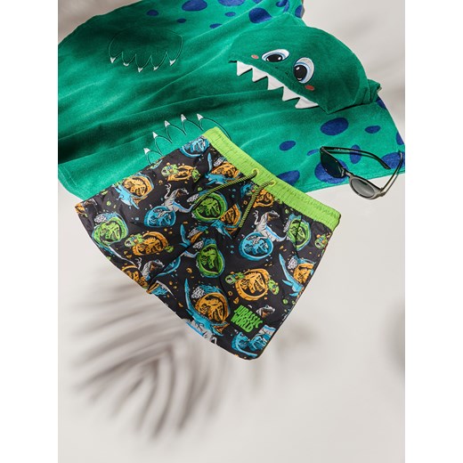 Reserved - Szorty kąpielowe Jurassic World - czarny ze sklepu Reserved w kategorii Kąpielówki chłopięce - zdjęcie 179723130
