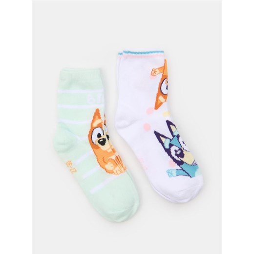 Sinsay - Skarpetki 2 pack Bluey - wielobarwny ze sklepu Sinsay w kategorii Skarpetki dziecięce - zdjęcie 179724591