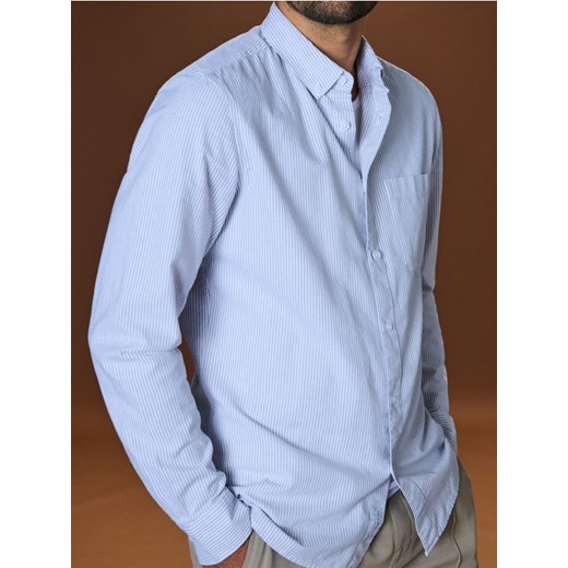 Sinsay - Koszula slim fit - szary ze sklepu Sinsay w kategorii Koszule męskie - zdjęcie 179724733