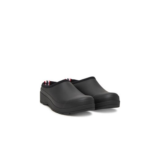 Klapki damskie Hunter bez zapięcia na płaskiej podeszwie 