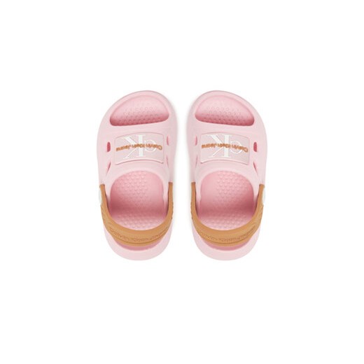 Calvin Klein sandały dziecięce jeansowe na rzepy