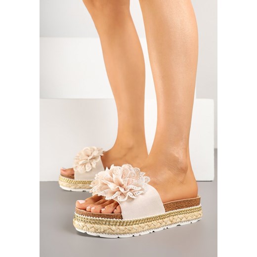 Klapki damskie Renee bez zapięcia 