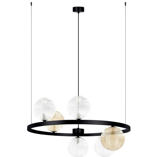 Okrągła lampa wisząca S4-Z82 ze sklepu Edinos.pl w kategorii Lampy wiszące - zdjęcie 179729350