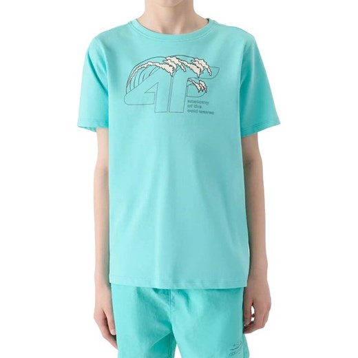 T-shirt chłopięce 4F niebieski