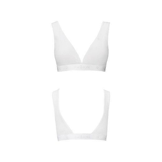 PS015 top biustonosz, Kolor biały, Rozmiar L, Passion ze sklepu Intymna w kategorii Biustonosze - zdjęcie 179730374