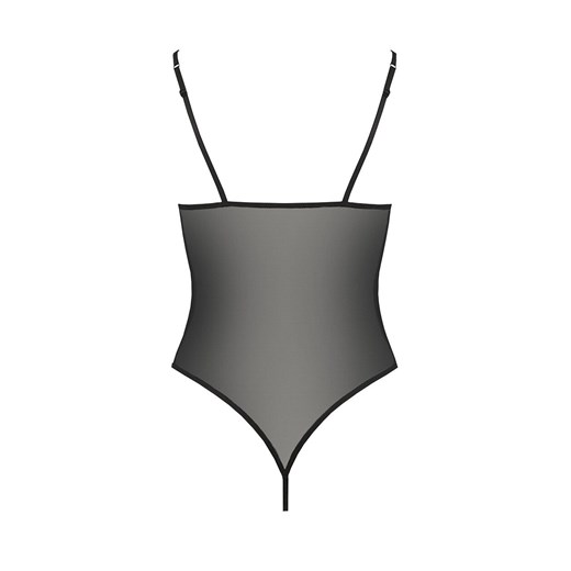 Passion czarne body otwarte Veronique, Kolor czarny, Rozmiar L/XL, Passion ze sklepu Intymna w kategorii Body damskie - zdjęcie 179730410