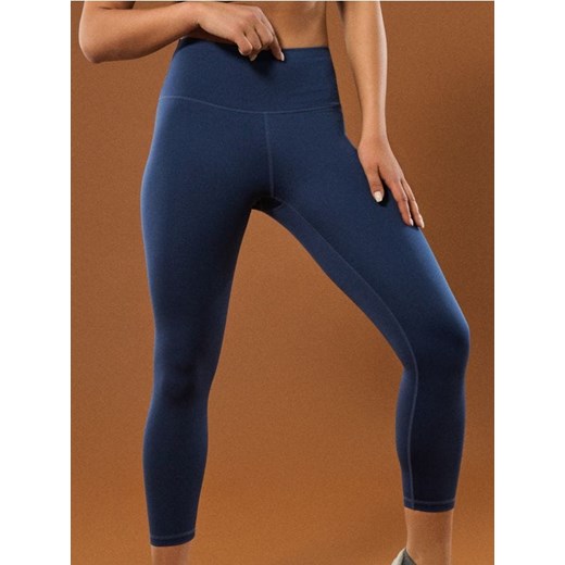 Sinsay - Legginsy sportowe z wysokim stanem - granatowy ze sklepu Sinsay w kategorii Spodnie damskie - zdjęcie 179732534