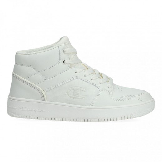 Damskie sneakersy Champion Legacy Rebound 2.0 Mid Cut Shoe - białe ze sklepu Sportstylestory.com w kategorii Buty sportowe damskie - zdjęcie 179732731