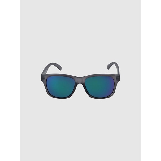 Dziecięce okulary przeciwsłoneczne z powłoką lustrzaną 4F 4FJWSS25ASUNU066 - szare ze sklepu Sportstylestory.com w kategorii Okulary przeciwsłoneczne dziecięce - zdjęcie 179733592