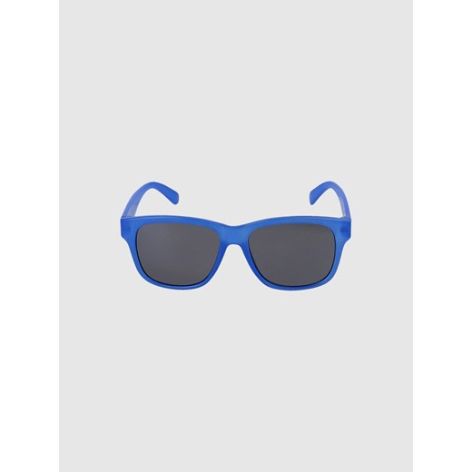 Dziecięce okulary przeciwsłoneczne z powłoką lustrzaną 4F 4FJWSS25ASUNU066 - niebieskie ze sklepu Sportstylestory.com w kategorii Okulary przeciwsłoneczne dziecięce - zdjęcie 179733603