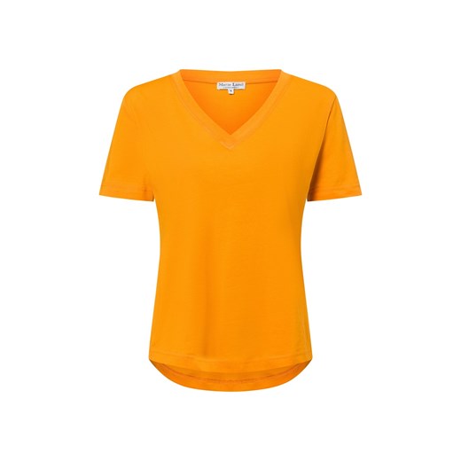 Marie Lund T-shirt damski Kobiety Bawełna pomarańczowy jednolity ze sklepu vangraaf w kategorii Bluzki damskie - zdjęcie 179733962