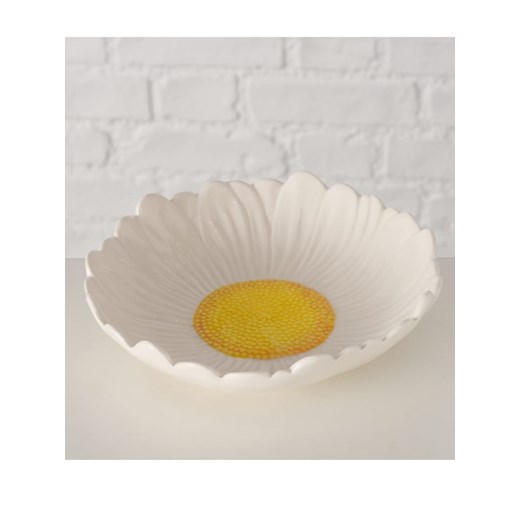 Boltze Miska &quot;Daisy&quot; w kolorze żółto-białym - Ø 18 cm ze sklepu Limango Polska w kategorii Miski - zdjęcie 179734493